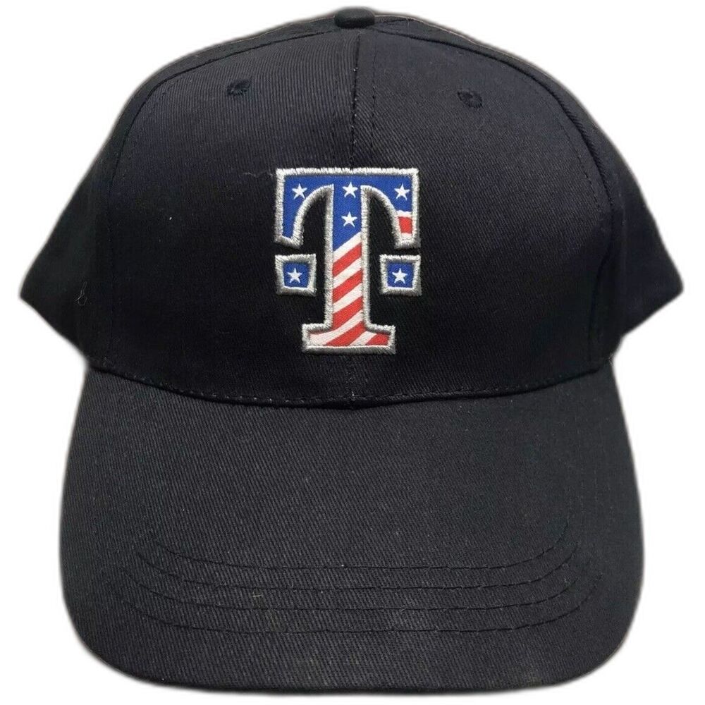T-Mobile Hat Cap Black Patriotic Logo Mobilize For Service Camo Under Brim